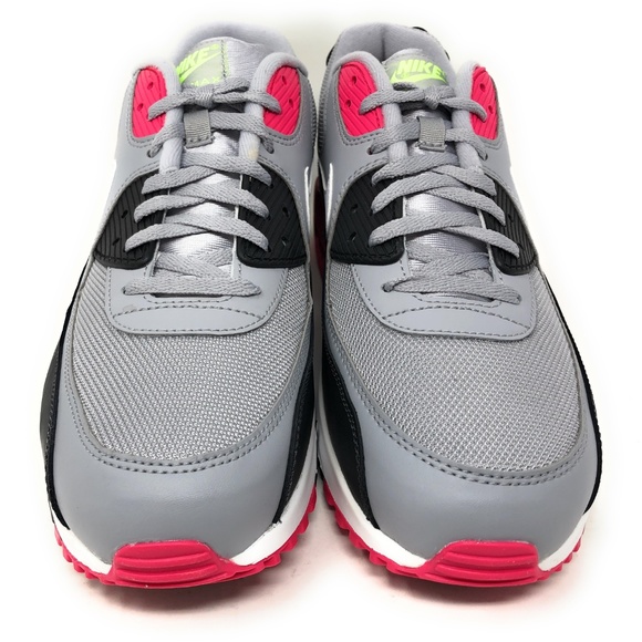 Nike Air Max 90 Essential Wolf Grey/Rush Pink Mens - Picture 4 of 8